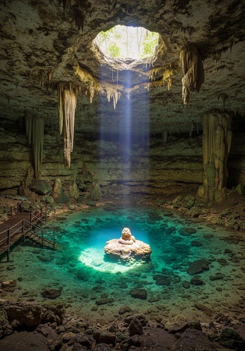 Cenote Calavera (Skull Cenote) - Open Sinkhole cenote