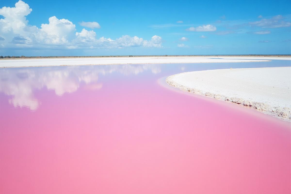Lagos rosados de Las Coloradas